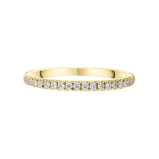 18ct Yellow Gold .2ct Diamond Wedding Ring