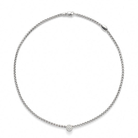 FP Eka 18ct White Gold .22ct Diamond Necklace