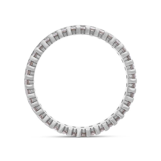 18ct White Gold .63ct Diamond Wedding Full Eternity Ring D