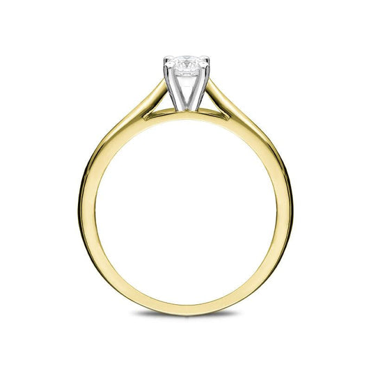 18ct Yellow Gold .25ct Diamond Solitaire Ring