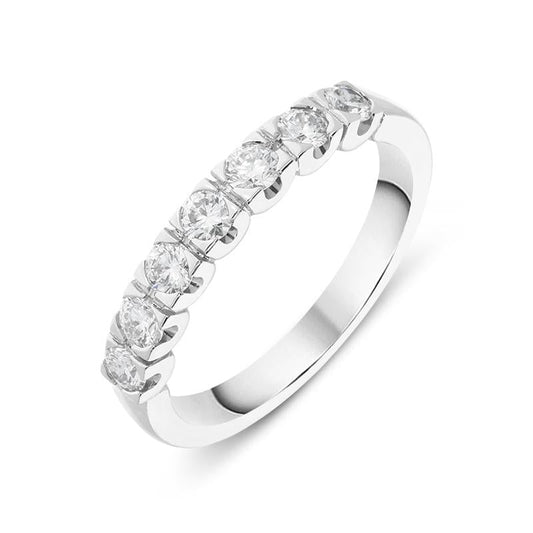 18ct White Gold .55ct Diamond Eternity Ring