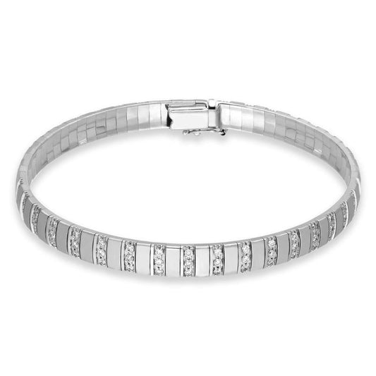 18ct White Gold Diamond Bracelet