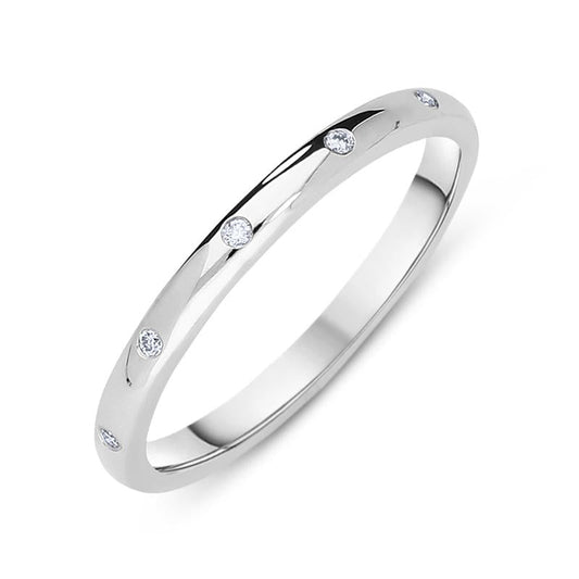 18ct White Gold Diamond Ring