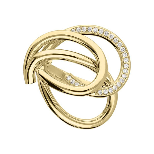 18ct Yellow Gold .21ct Diamond Ring D