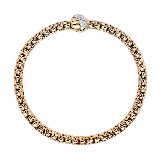 FP Vendome 18ct Rose Gold .2ct Diamond Bracelet