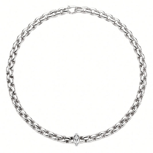 FP Eka 18ct White Gold .19ct Diamond Necklace