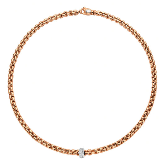 FP Flex'It Eka 18ct Rose Gold .37ct Diamond Necklace