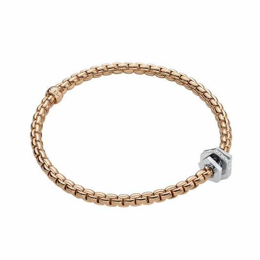 FP Eka 18ct Rose Gold .15ct Diamond Bracelet