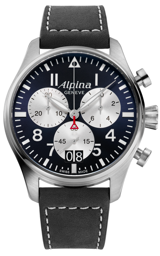 ALP Watch Startimer Pilot Quartz Chronograph Big Date