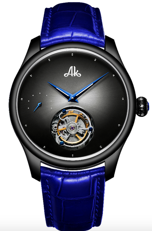 AK Watch Stellaris Tourbillon Black Dial