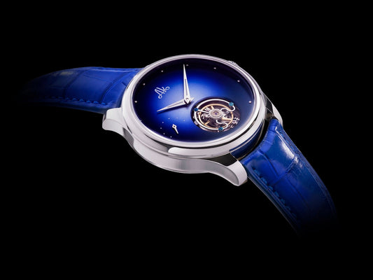 AK Watch Stellaris Tourbillon Blue Dial