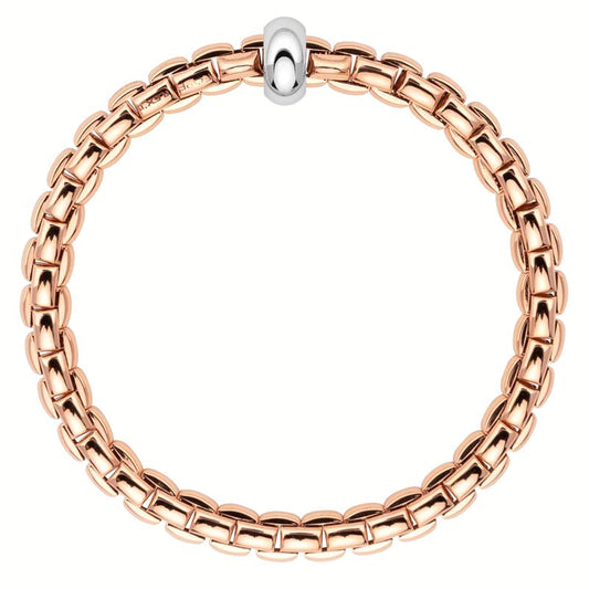 FP Eka Anniversario 18ct Rose and White Gold Bracelet