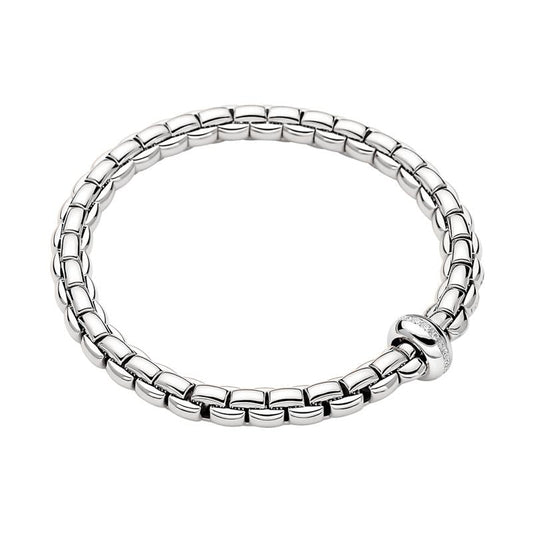 FP Eka Anniversario 18ct White Gold .13ct Diamond Bracelet