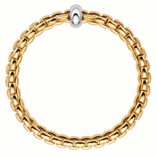 FP Eka Anniversario 18ct Yellow and White Gold Bracelet