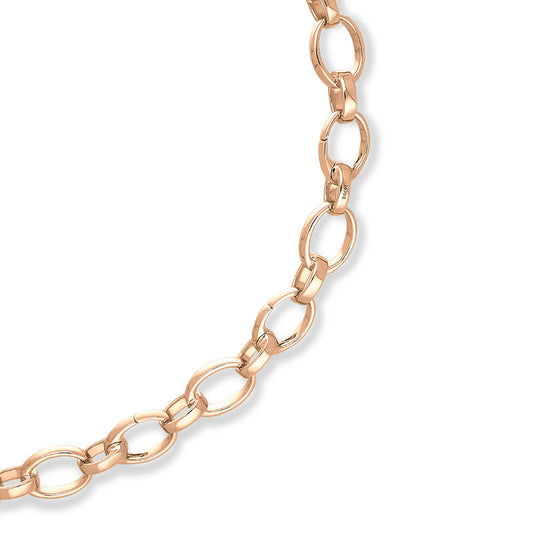 FTreillage 18ct Rose Gold Chain Bracelet For Charms