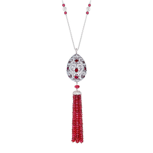 FImperial ImperatrIC Ruby Tassel Pendant