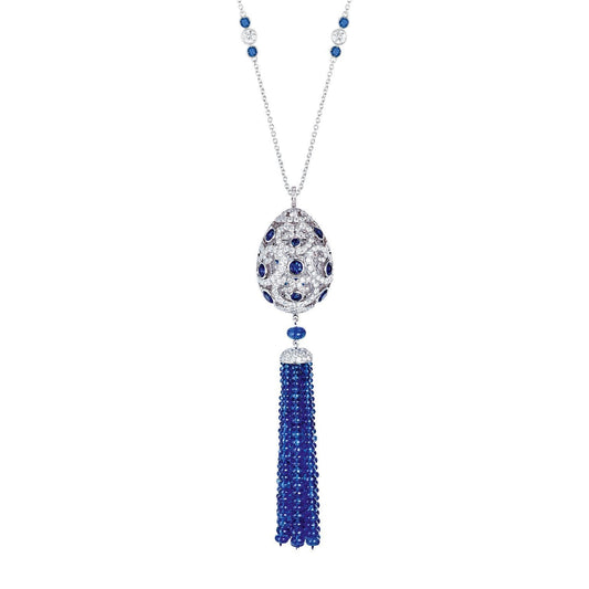 FImperial ImperatrIC Sapphire Tassel Pendant