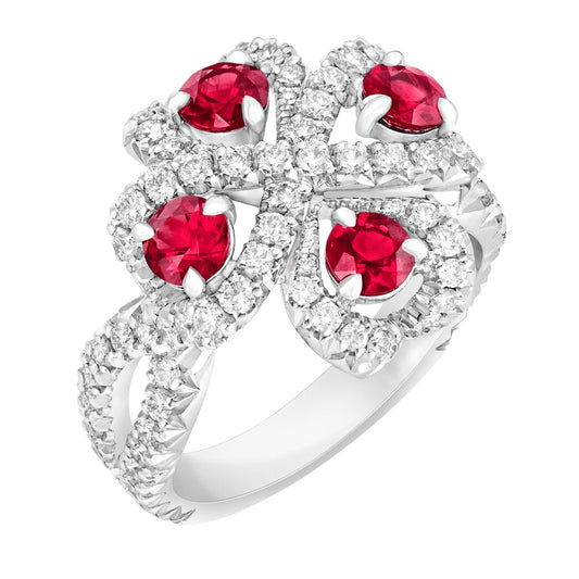 FImperial Quadrille Ruby Ring