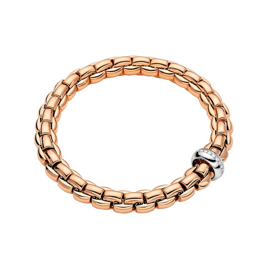 FP Eka 18ct Rose Gold .19ct Diamond Bracelet