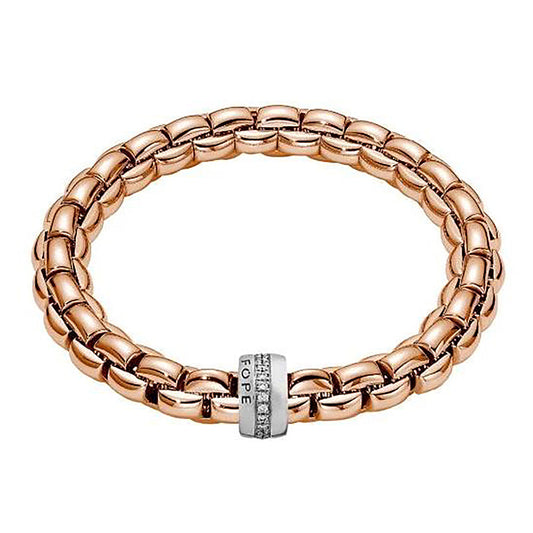 FP Eka 18ct Rose Gold .21ct Diamond Bracelet