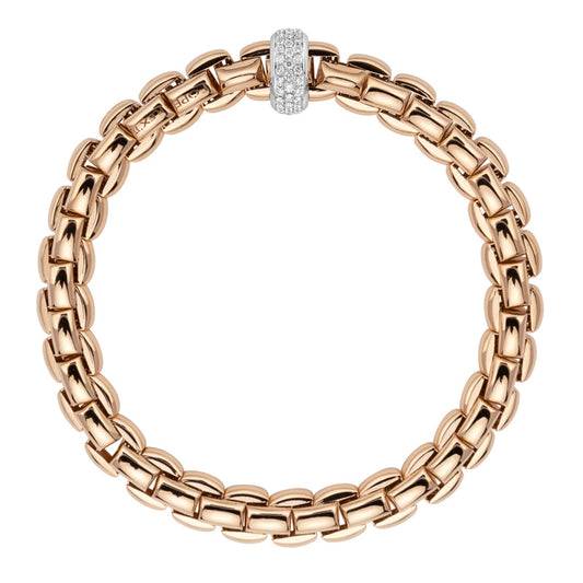 FP Eka 18ct Rose Gold .58ct Diamond Bracelet