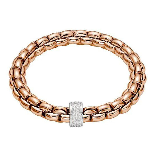 FP Eka 18ct Rose Gold .63ct Diamond Bracelet