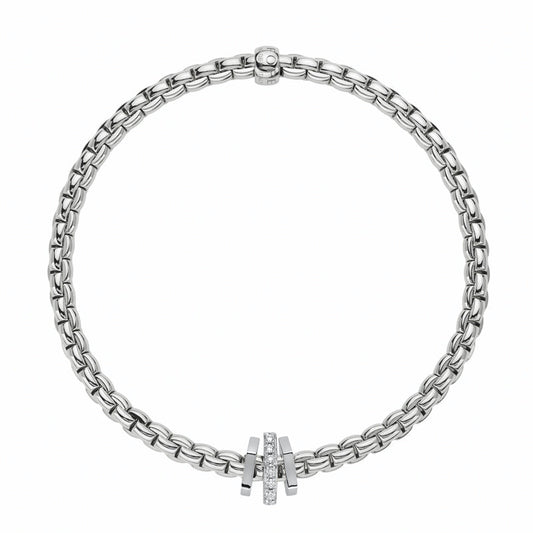 FP Eka 18ct White Gold .15ct Diamond Bracelet