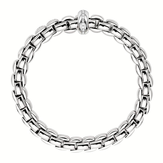 FP Eka 18ct White Gold .19ct Diamond Bracelet