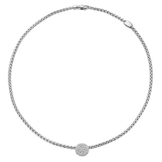 FP Eka 18ct White Gold .45ct Diamond Necklace