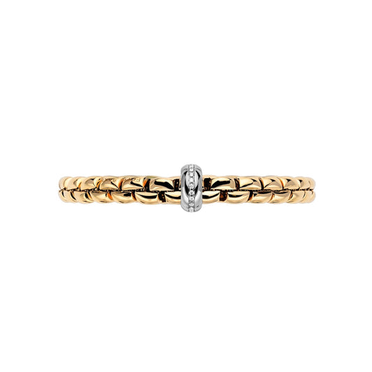 FP Eka 18ct Yellow Gold .19ct Diamond Bracelet