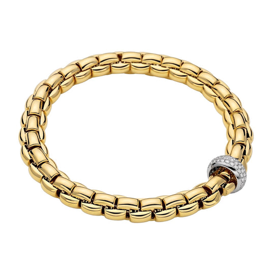 FP Eka 18ct Yellow Gold .58ct Diamond Bracelet