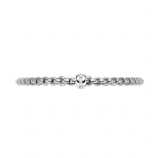 FP Eka Tiny 18ct White Gold .7ct Diamond Bracelet