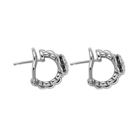 FP Eka Tiny 18ct White Gold .45ct Diamond Earrings