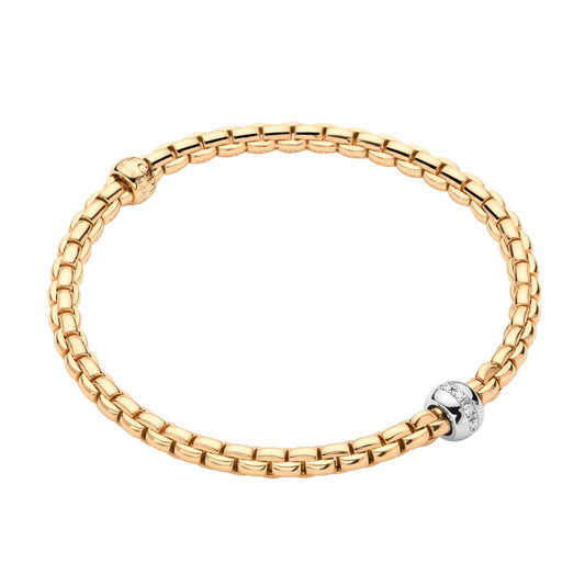 FP Eka Tiny 18ct Yellow Gold .7ct Diamond Bracelet