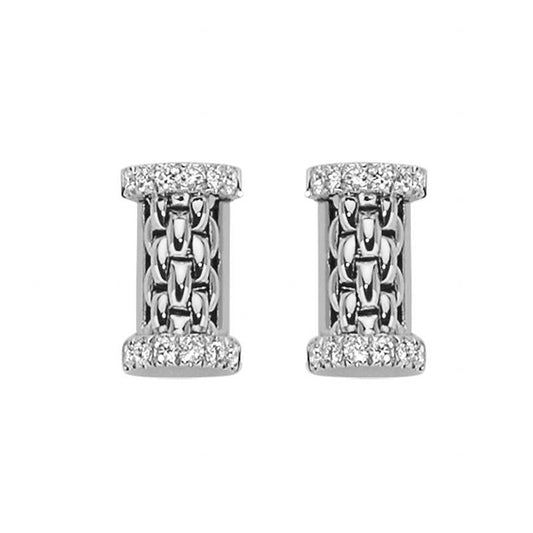 FP Essentials 18ct White Gold Diamond Stud Earrings