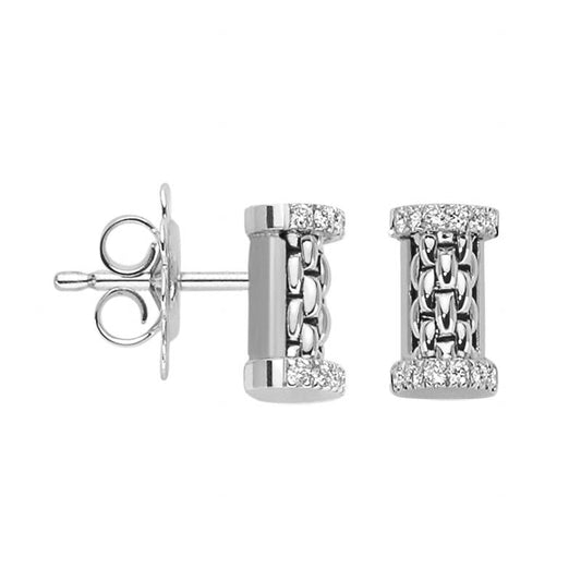 FP Essentials 18ct White Gold Diamond Stud Earrings