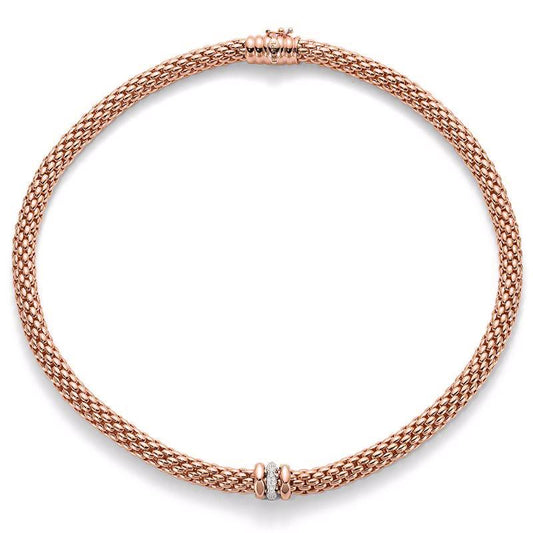 FP Flex'It Love Nest 18ct Rose Gold Diamond Necklace