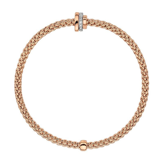 FP Flex'it Prima 18ct Rose Gold .1ct Diamond Bracelet