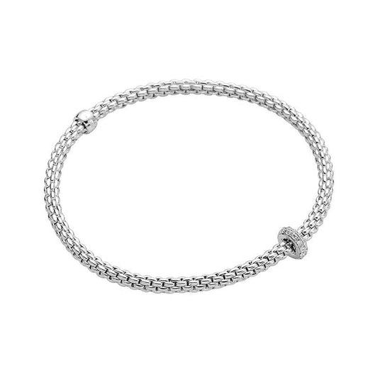 FP Flex'it Prima 18ct White Gold .18ct Diamond Bracelet