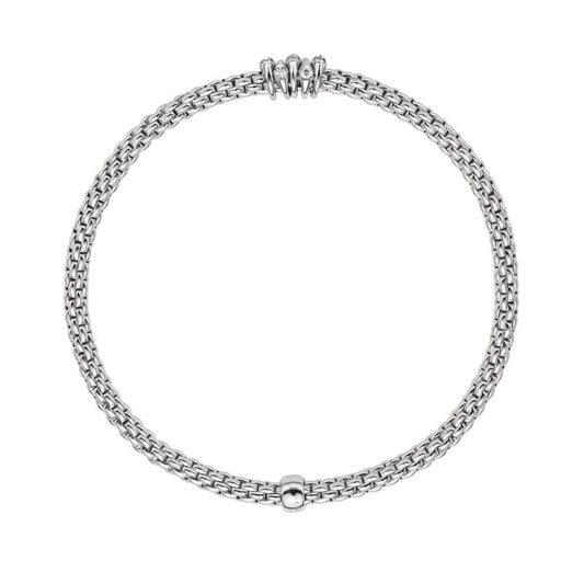 FP Flex'it Prima 18ct White Gold .2ct Diamond Bracelet