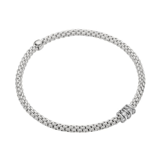 FP Flex'it Prima 18ct White Gold .2ct Diamond Bracelet