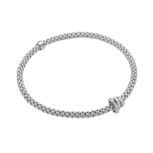 FP Flex'it Prima 18ct White Gold .31ct Diamond Bracelet