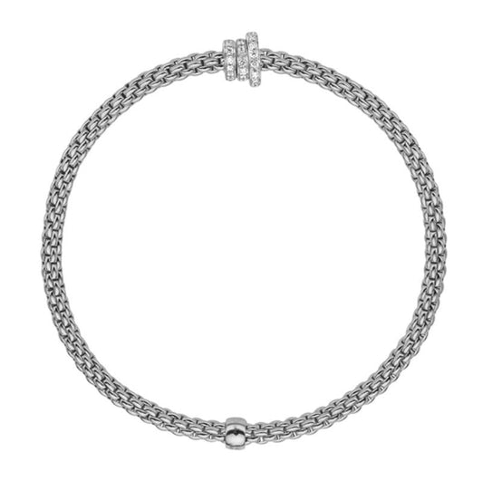 FP Flex'it Prima 18ct White Gold .31ct Diamond Bracelet