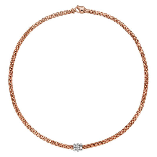 FP Flex'it Solo 18ct Rose Gold .17ct Diamond Necklace