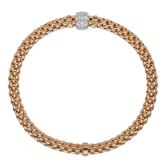 FP Flex'it Solo 18ct Rose Gold .29ct Diamond Bracelet