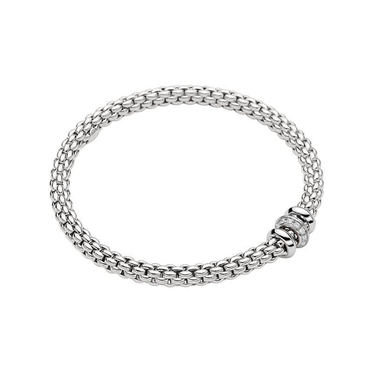 FP Flex'it Solo 18ct White Gold .17ct Diamond Bracelet D