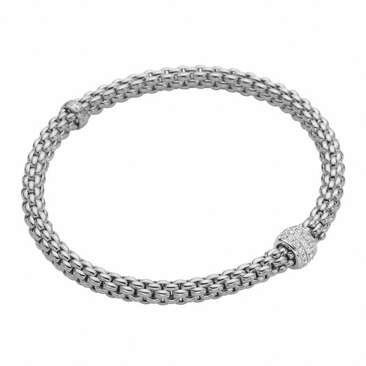 FP Flex'it Solo 18ct White Gold .29ct Diamond Bracelet