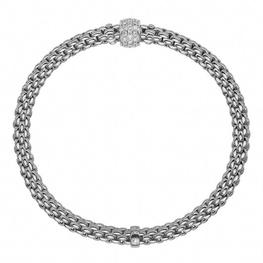 FP Flex'it Solo 18ct White Gold .29ct Diamond Bracelet