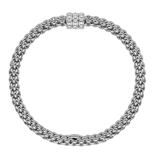 FP Flex'it Solo 18ct White Gold .3ct Diamond Bracelet D