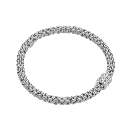 FP Flex'it Solo 18ct White Gold .3ct Diamond Bracelet D